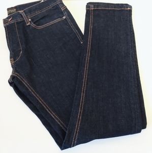 Zara Jeans Collection Blue Denim Button Zip Pockets Stretchy Jeans sz 32